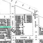 Cambridge Street (highlighted). MMBW Map, 1894